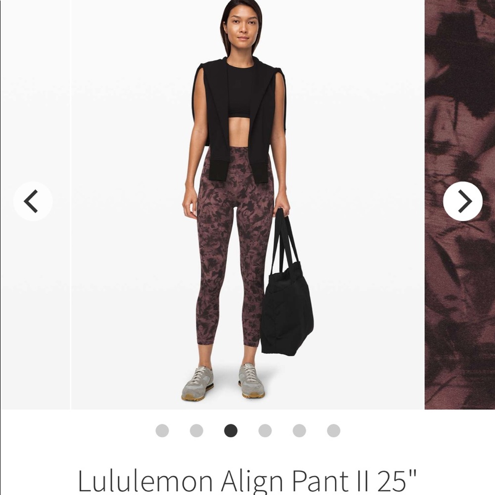 Lululemon align pant 7/8 25”